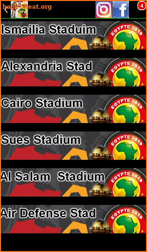 CAN EGYPTE 2019 مشاهدة مباريات كأس إفرايقيا مصر screenshot