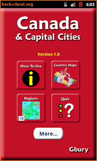 Canada & Capital Cities screenshot