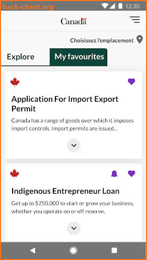 Canada Business screenshot