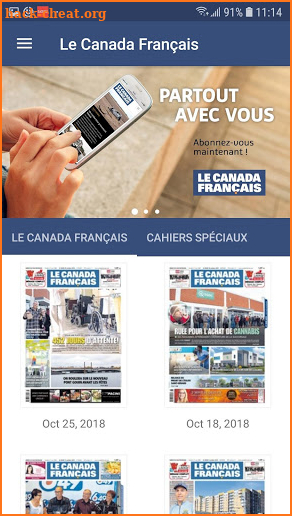 Canada Français screenshot