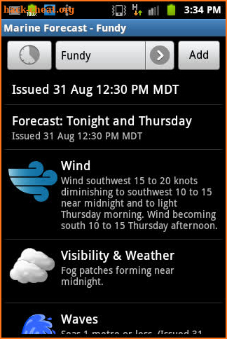 Canada Marine Weather screenshot