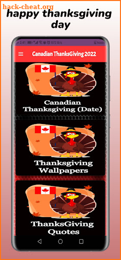 Canadian ThanksGiving 2022 screenshot