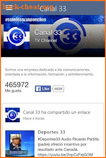 Canal 33 screenshot
