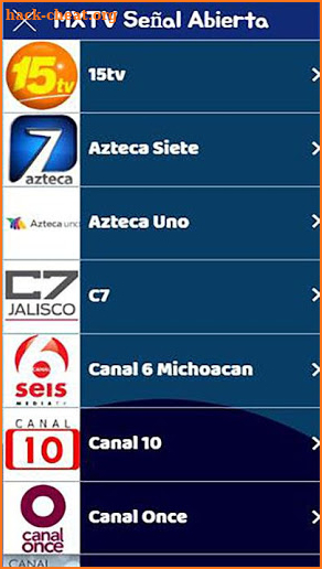 Canales de TV México screenshot