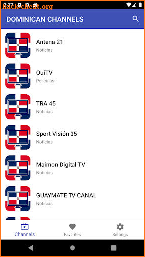 Canales Dominicanos en Vivo Television Dominicana screenshot