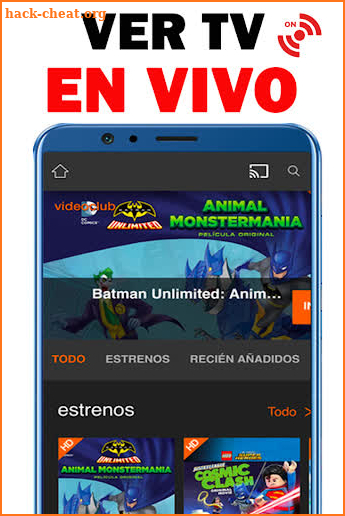 Canales Gratis TV Online-Transmisión en Vivo Guide screenshot