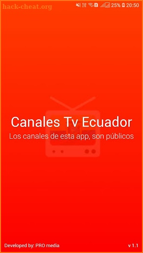 Canales Tv Ecuador screenshot
