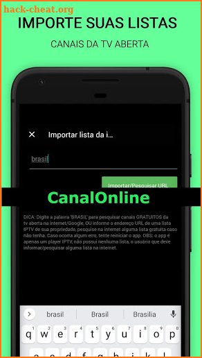 CanalOnline - Player Para Assistir TV Aberta screenshot