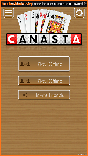 Canasta - classic card game screenshot
