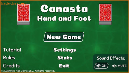 Canasta Hand and Foot screenshot