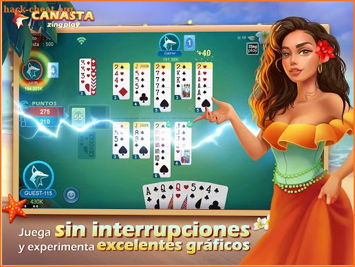 Canasta ZingPlay: Juego de Cartas screenshot