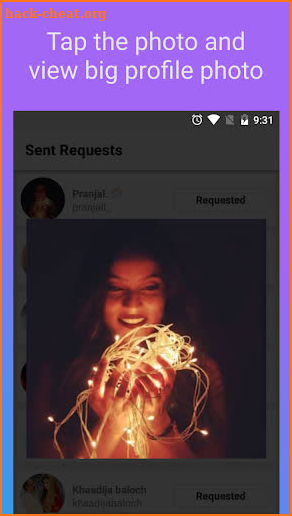Cancel Check Sent Request for Instagram screenshot