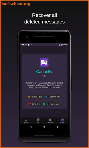 Cancelly | 💬 Recover deleted messages screenshot