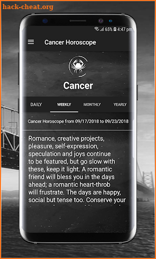Cancer ♋ Daily Horoscope 2019 screenshot