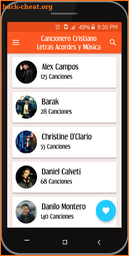 Cancionero Cristiano Letras Acordes y Música screenshot