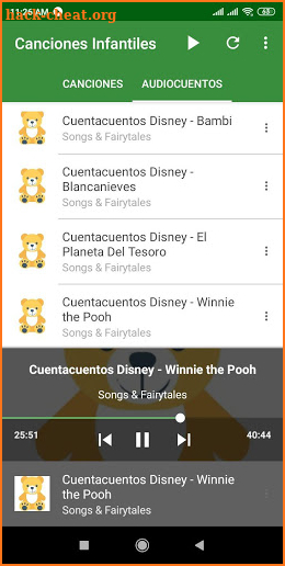 Canciones Infantiles y Audiocuentos screenshot