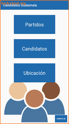 Candidatos Guatemala screenshot
