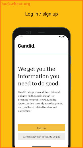 Candid.org screenshot