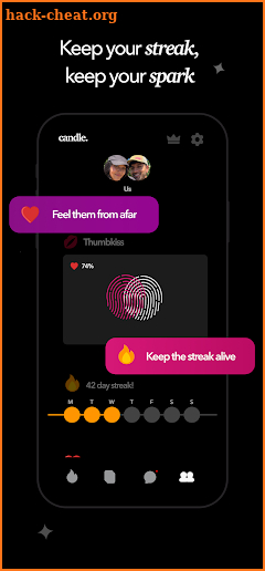 Candle - Couple Games & Photos screenshot