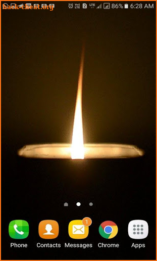 Candle Light Live Wallpaper screenshot