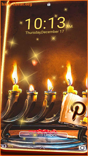Candle Prayer Theme screenshot