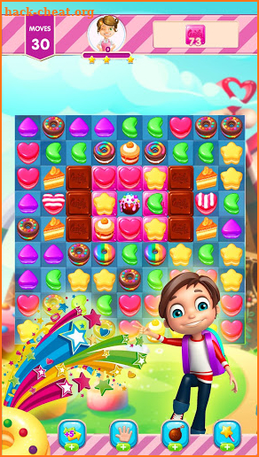 Candy Cakes - match 3 game with sweet cupcakes screenshot