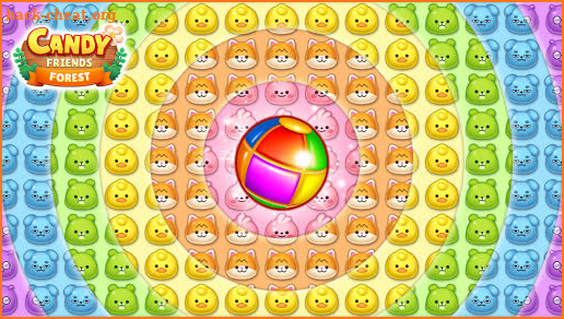 Candy Friends Forest : Match 3 Puzzle screenshot