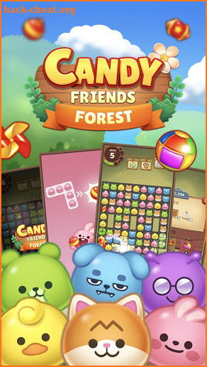 Candy Friends Forest : Match 3 Puzzle screenshot