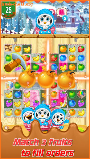 Candy Fruit Land - Fruit Crush Mania - Jam Match 3 screenshot