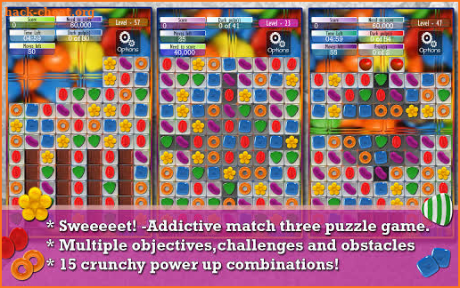 Candy Game -Match three puzzle screenshot