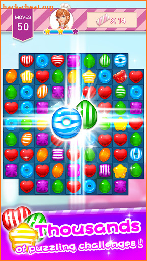 Candy Girl Saga - Free Crush 3 Game screenshot
