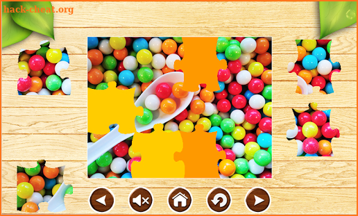Candy Jigsaw Puzzles Brain Games for Kids Free screenshot