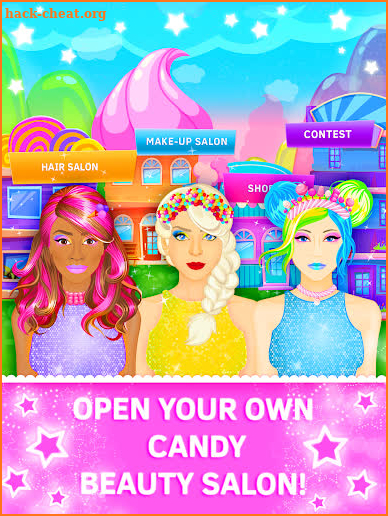 Candy Makeover Games for Girls. Premium screenshot
