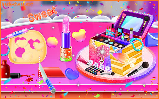 Candy Makeup Kit Cake Games screenshot