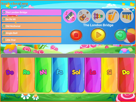Candy Piano - Kids Piano screenshot