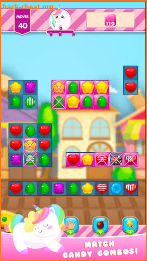Candy Unicorn Smash Puzzle 2020 screenshot
