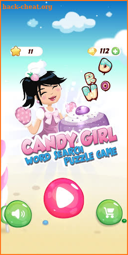 CANDY WORD SEARCH PUZZLE GAME screenshot