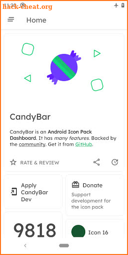 CandyBar Dev screenshot