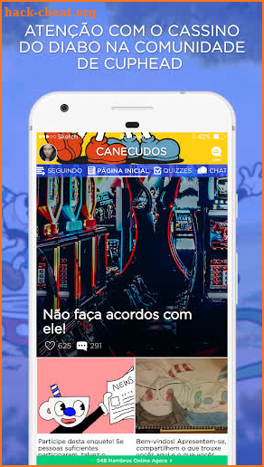 Canecudos Amino para Cuphead em Português screenshot