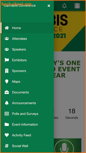 Cannabis Conference App screenshot