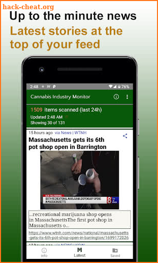 Cannabis Industry Monitor screenshot