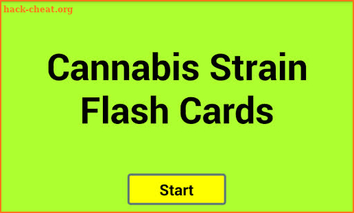 Cannabis Strain Flash Cards screenshot