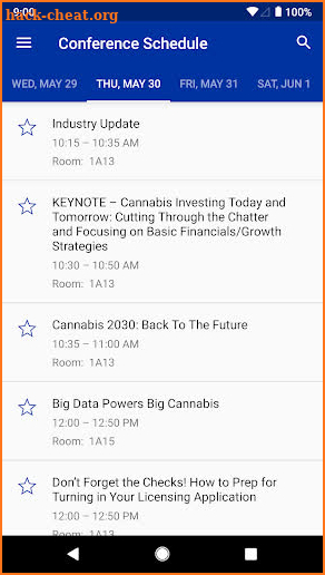Cannabis World Congress screenshot