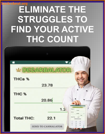 Cannalator cannabis THC edible cookbook calculator screenshot
