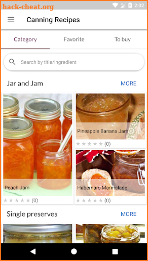 Canning Recipes screenshot