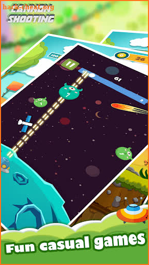 Cannon Shooting - Slide fingers & Destroy monsters screenshot