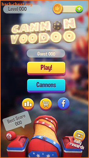 Cannon Voodoo Game Knock Down screenshot