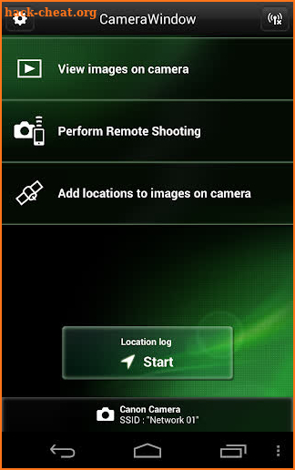 Canon CameraWindow screenshot