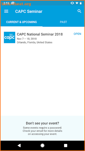 CAPC National Seminar screenshot