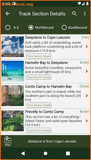 Cape to Cape Track Guide screenshot